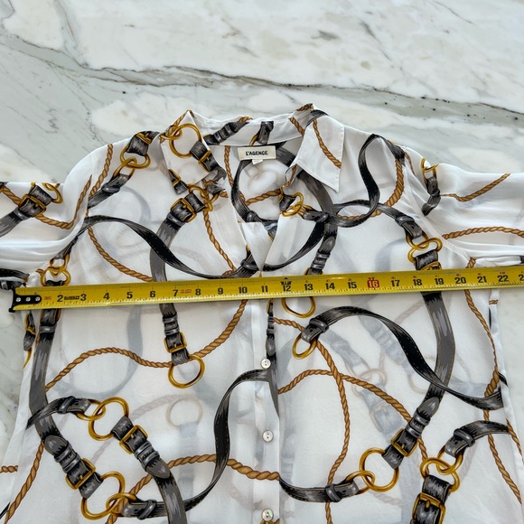 L’AGENCE CHAIN TOP SIZE MEDIUM NWOTS! - Picture 9 of 17